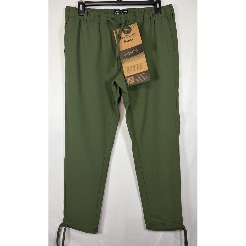 NWT Coalatree Trailhead Adventure Pants Mens XXL  Green Hiking Eco-conscious